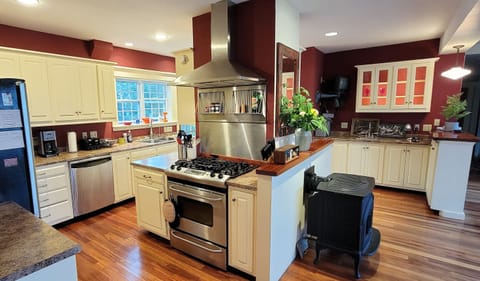 Large Updated Kitchen fully equipped includes Gas Cooking