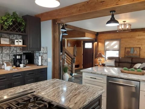 Our wide-open Gourmet Chef's Kitchen is a pleasure to cook and serve in