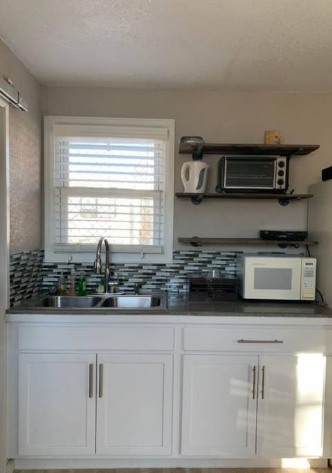 Plenty of kitchen storage space.