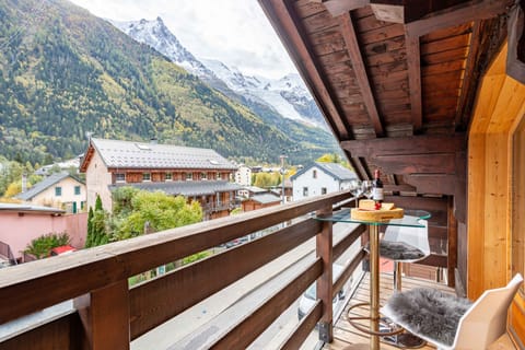 Mont Blanc views from the balcony