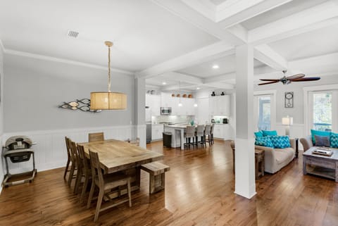 Spacious and open with beautiful flooring