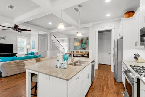 Large kitchen island
