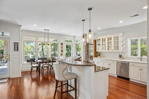 Kitchen and dining area