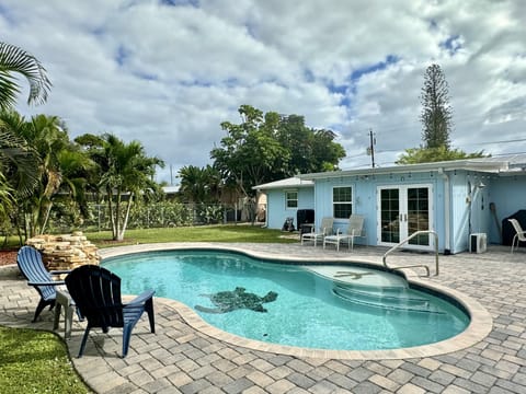 Welcome to our backyard get away at The Stuart Splash! 