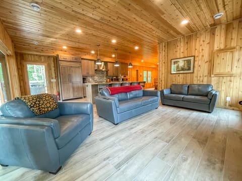 No expense was spared in this beautiful and comfortable living space.