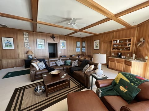 Lower Level Family Room with Game Table
