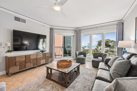 Living Room with Private Balcony Access