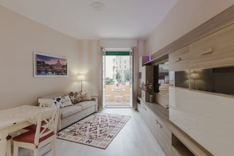 Living room with balcony
