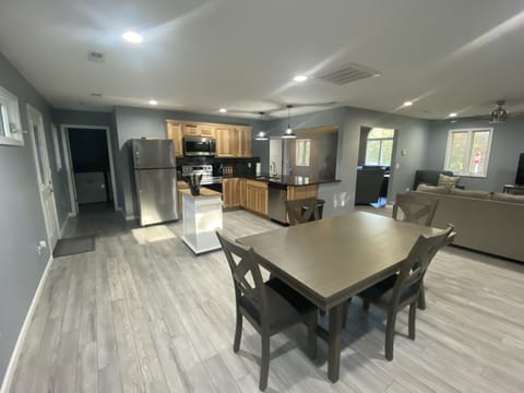 Kitchen and dining space