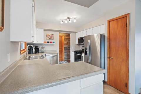 Large kitchen with plenty of counter space