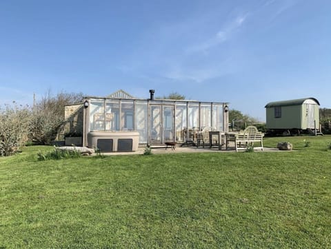 Garden view of the property