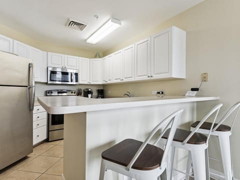 Kitchen with Breakfast Counter at 2504 SeaCrest