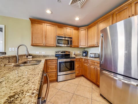 Kitchen with Stainless Steel Appliances at 2315 SeaCrest