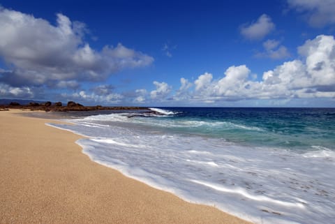 Our beach...looking WSW