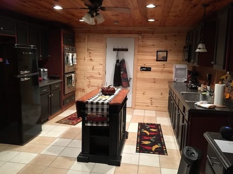 Kitchen - fridge, toaster, kettle, coffee pot, keurig, dual ovens