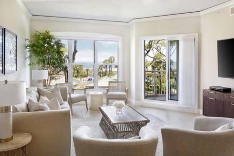 Living Room with HDTV