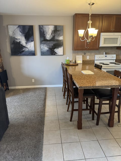 Counter height bar for casual dining