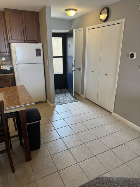 Ground level entryway.