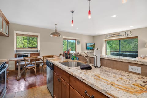 Looking toward the main living space from the entry way