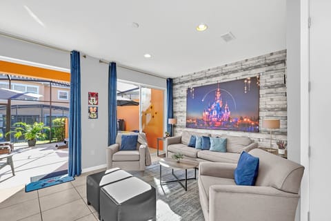 Spacious magical living room