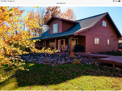 The front porch is a guest favorite. It overlooks the large front yard.