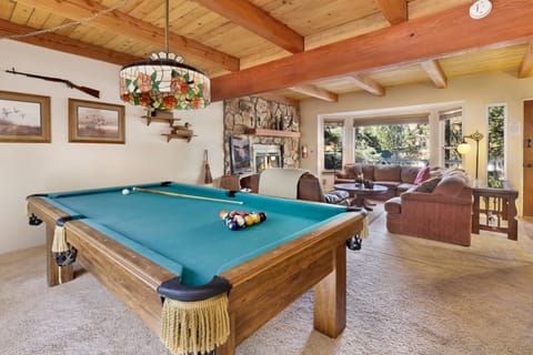 Pool table.