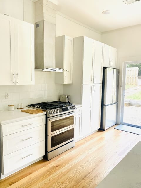 Fully stocked kitchen