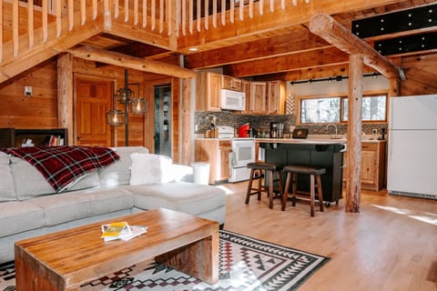 Kitchen with island seating