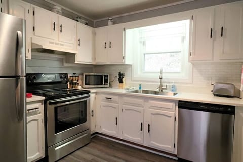 Fully-stocked kitchen