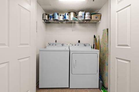 Never underestimate the convenience of a washer & dryer in your condo.