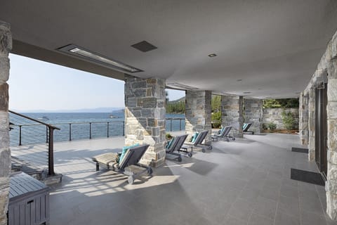 Main Level Deck with Room Access