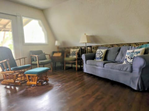 Living room with sleeper sofa