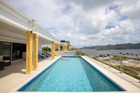 Panoramic view from your private pool.