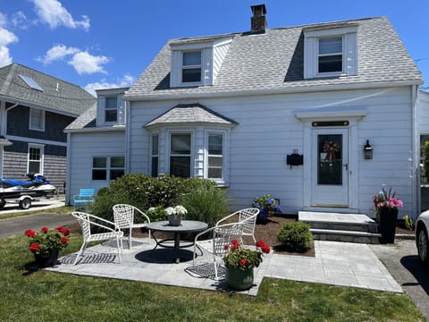 Front patio added in 2022 to optimize late day sun & neighborhood gatherings. 