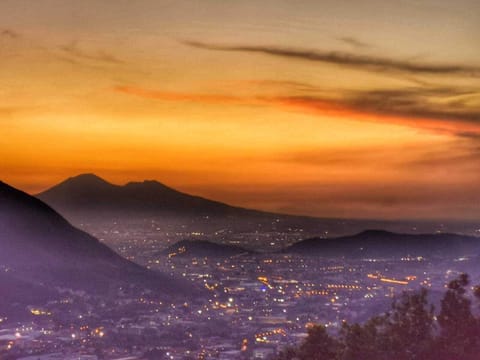 panorama vista Vesuvio