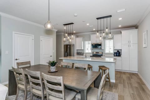 Plenty of room for everyone to sit for a meal or play a game of cards