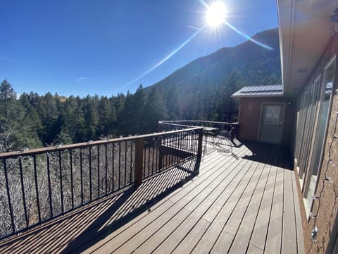 View from the deck at midday.