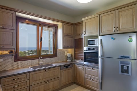 The kitchen is fully equipped for a weeks comfy stay