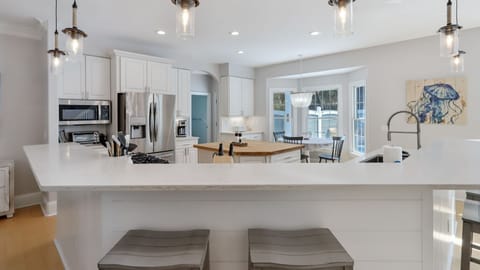 Barstools allow Guests to be a part of the Action