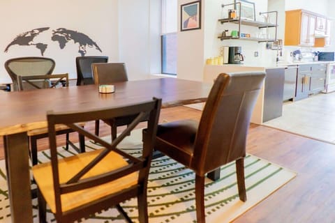 Elegantly designed dining area