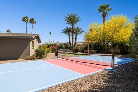 Private pickelball court