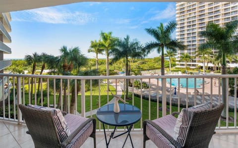 Balcony view of Pool