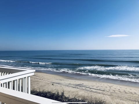 Private balcony views off main living floor. 