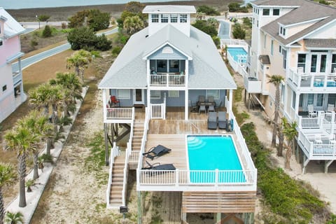 Aerial View of the Back of Home