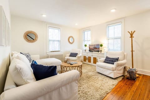 Step inside and spread out in the Living Room around the flat screen TV.