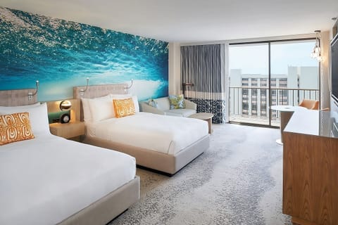 Bask in ocean-view serenity from your bed and balcony.