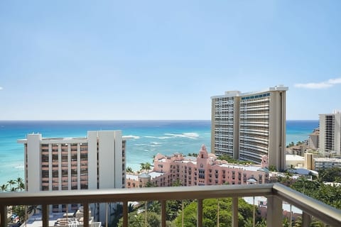 Step onto the balcony and admire iconic beachfront scenery.