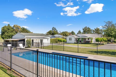 Pool games room and House in the background 