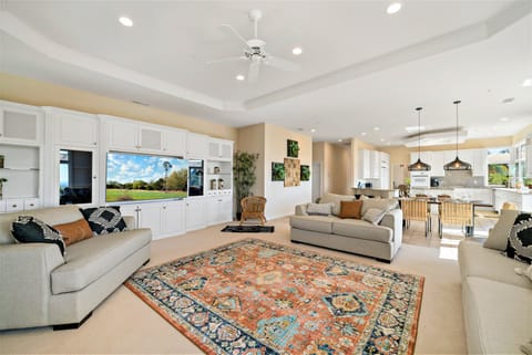 Living Room with HD TV