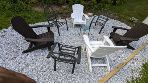 Chair, Furniture, Gravel, Road, Path